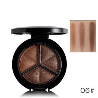 아이쉐도우 아이메이크업 아이 스틱 글리터 섀도우 팔레트 펄아이 애교살 눈화장 3 색 쉬머 메이크업 구리 브론저 슬리버 그레이 메탈릭 스모키 컷 크리즈 누드 화장품, 6, 1개