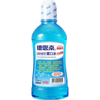 德恩奈清新雙效含氟漱口水500ml-溫和不刺激，全家適用, 500ml, 1套裝