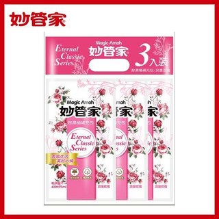 妙管家 防黴 浪漫玫瑰 芳香 除濕 香氛 消臭 驅蟲, 1個, 除濕桶-補充包 (600ml*3入)