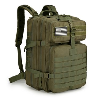 大容量多功能野外登山徒步運動攝影戰術軍迷防水便攜雙肩揹包, 1個, 48/31/31