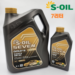 에스오일 SEVEN GOLD 5W_30, 1개, 5w30, 7L