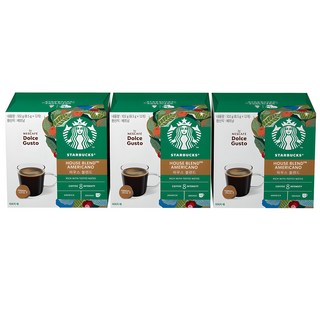 STARBUCKS 星巴克 家常美式咖啡膠囊 多趣酷思咖啡機適用, 8.5g, 12顆, 3盒