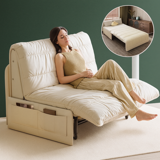 릭시 전동 소파베드 접이식 모션 쇼파 침대 거실 침실 리클라이너 무빙 슬라이드 침대소파, 블랙, 80cm