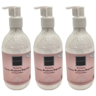 SCARLETT 峇里島 Whitening 01 羅曼莎 亮白保濕身體乳液 300ml, 3瓶