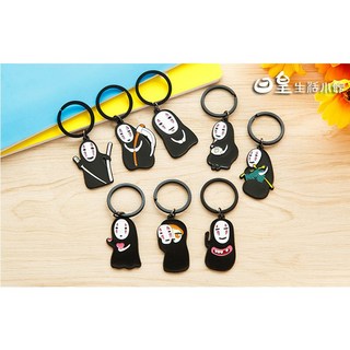 日皇 卡通鑰匙圈 無臉男 日韓文具 千尋 創意禮物 療癒, 1個, 款式7