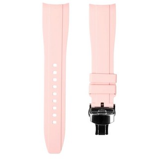 STRAPS 스트랩eeker 곡선형 엔드 소프트 실리콘 스포츠 고무 시계 밴드 - 오메가 스와치 문워치 스피드마스터 롤렉스 서브마리너 세이코 SKX 다이빙 시계와 호환 1