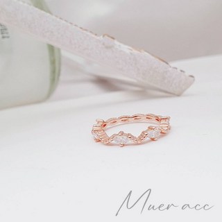 尾戒 925純銀戒指 女生簡約閉口戒指