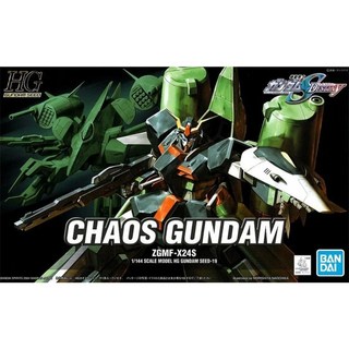 BANDAI 鋼彈 SEED HG 1/144 #19 ZGMF-X24S Chaos 混沌鋼彈 可變形 鋼普拉, 1個