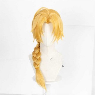 에드워드 엘릭 가발 코스프레 주인공 강연금 강철의연금술사 코스튬 소품 행사 촬영