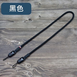 快拆快插扣登山繩相機背帶傘繩相機肩帶微單反相機繩斜挎頸帶, 1個, 黑色, 黑色