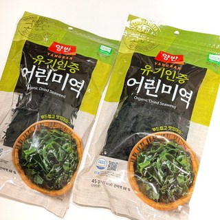 YANGBAN 韓國有機認證兒童海帶, 45g, 1個