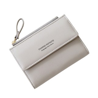 CHARM INFINITE韓版多卡位大容量簡約短夾，多卡位收納，輕巧便攜，時尚百搭