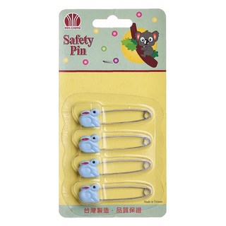 雷霆百貨 安全別針 (動物) 台灣製造 HO2502, 1件, 藍
