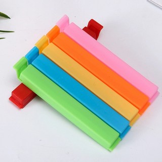 彩色食物密封夾 防潮保鮮袋夾 重複使用設計, 1個, 封口夾 1入【顏色隨機出貨】