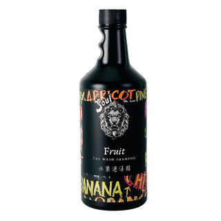 Soul 水果洗車精 泡沫綿密 溫和中性不傷漆 洗後光亮不留痕 超濃縮配方, 1個, 500ml