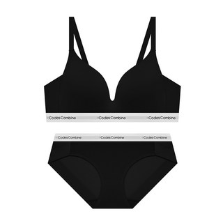 코데즈컴바인 CODES COMBINE 이너웨어 26SS 쉘론 트라이앵글 퓨징 노와이어 브라 햄팬티 세트6Colors 2446985 122805