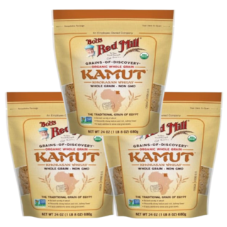 [밥스 레드 밀] 오가닉 홀 그레인 카무트 호라산 위트 680 g 3 SET, 3개, 680g