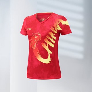 LN 比賽羽球服 時尚排汗短袖羽毛球服