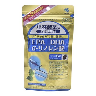 KOBAYASHI 小林製藥 EPA DHA α-亞麻酸魚油, 1包, 180錠