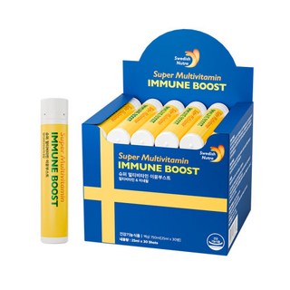 스웨디시뉴트라 슈퍼 멀티비타민 이뮨부스트 30p + 쇼핑백, 1박스, 30회분