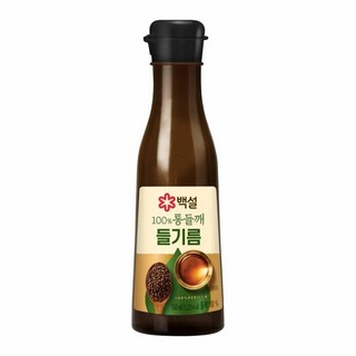CJ 백설 100% 통들깨 들기름, 160ml, 80개