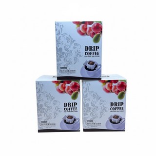 麝香貓風味耳掛濾泡式咖啡禮盒，方便沖泡，口感香醇，送禮自用皆宜, 1個, 11g, 10個裝