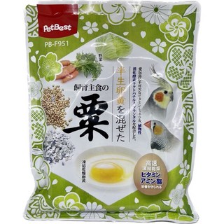 《嘟嘟鳥寵物》PetBest 井本凍結乾燥卵黃野菜栗500g (幼鳥學吃飼料）去殼飼料, 1個