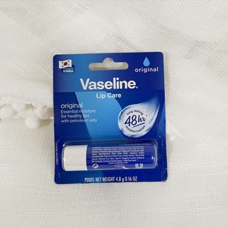 凡士林經典原味護唇膏 4.8g 維他命E護唇 修護保濕滋養鎖水, 1個