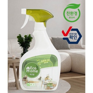 실내용탈취제 에코홈900ml / 천연 99.9%항균 탈취제 / 친환경 인증을 받은 ECO HOME, 900ml, 1개