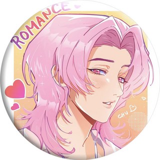 Saiaboy獵魔男團 ABBY 獵魔女團 卡通徽章 鏡子鑰匙圈 掛件 週邊, ROMANCE-1,徽章, 1個