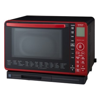 HITACHI 日立 過熱水蒸氣烘烤微波爐 MROVS700T, 紅, MRO-VS700T