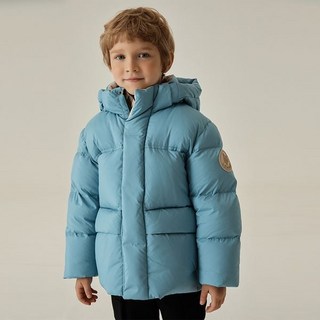 닥스키즈 25FW 베이직 숏 다운 점퍼 블루 DVW25JN09M BU_P405074904