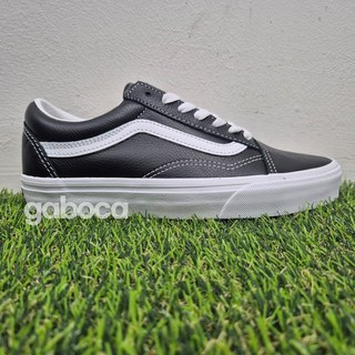 반스 올드 스쿨 레더 다크 블랙 오프 화이트 VN000CP5BPB