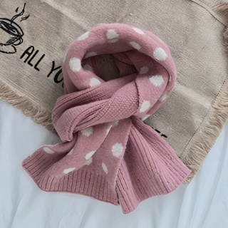 레디박스 KC인증 어린이 유아 땡땡이 도트 목도리 머플러