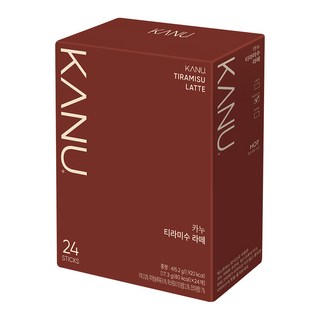 카누 티라미수 라떼 커피믹스, 17.3g, 24개입, 3개