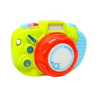 불빛 셔터 소리나는장난감 멜로디 교구 3살 아기완구, 1개