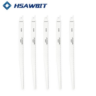 5PCS 공구 목재용 컷팅 왕복 톱날 12인치 6TPI 톱날, 1개, S1411D