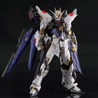 MG紅異端機甲 HG高達模型 新生強襲 自由機動戰士 獨角獸玩具 自由命運 敢達MG 獨角獸 手辦丈班 組裝玩具 鋼彈, 1個, 強襲自由+槍劍盾+送支架,單模型+貼紙
