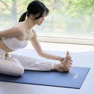 비슈누 평생매트 논슬립 요가매트 6mm 인체무해 고밀도 PER 소재, 다크 네이비, 1개