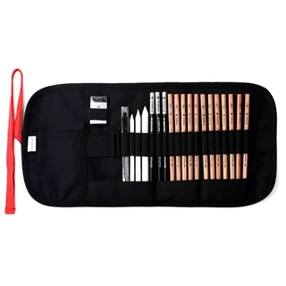 마르코 르누아르 시리즈 삼나무 막대로 스케치하기 위한 색연필 세트 초보자와 예술가에게 이상적 미술 용, 03 21 pcs