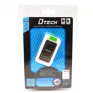 DTECH USB 2.0 4口 HUB 分線器 集線器 無須電源支持1TB硬碟 DT-3009, 1個