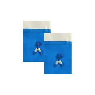 명절 한복 외국인선물 전통 복주머니, 2개, 파랑