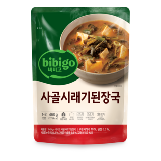 비비고 사골 시래기된장국, 460g, 2개