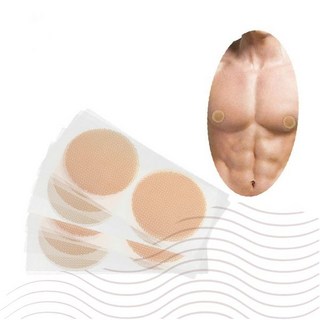남성 니플패치 살색 보호 젖꼭지커버 운동용 수영 헬스 밀착형 투명 테이프 패드, 1개