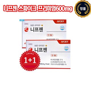 [광고정품]니프젠스파이크프리미엄600mg 니프젠 니프젠당뇨약 니프젠스파이크프리미엄600mg30정 리프젠스파이크 당노 식후혈당억제 혈당관리 스파이크 바나바 당화혈색소 공복혈당, 60회분, 1세트