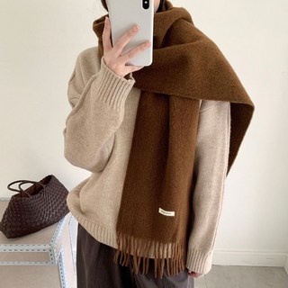 HA.M 겨울 캐시미어 머플러 커플 목도리 남녀공용