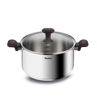 Tefal Tasty Cook 不銹鋼電磁爐, 24cm, 混色, 1組