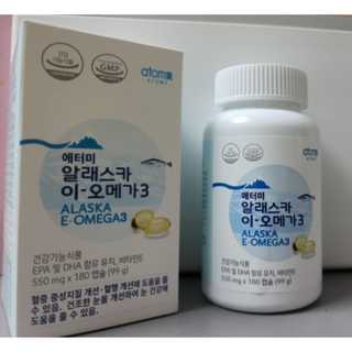 [애터미] 알래스카 이-오메가3 (180캡슐 3개월분), 180정, 1개
