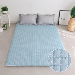 아르떼베딩 알러지케어 부드러운 세미마이크로 바닥 누빔 요커버 (5/8cm 겸용), 05_마카롱_세미 미끄럼방지, 민트