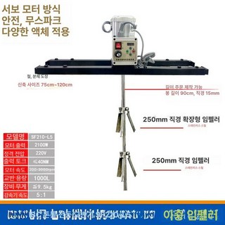 IBC탱크 교반기 액상배합기 혼합기계 혼합기 이중 도료, SF210-L5 확장 임펠러, 1개